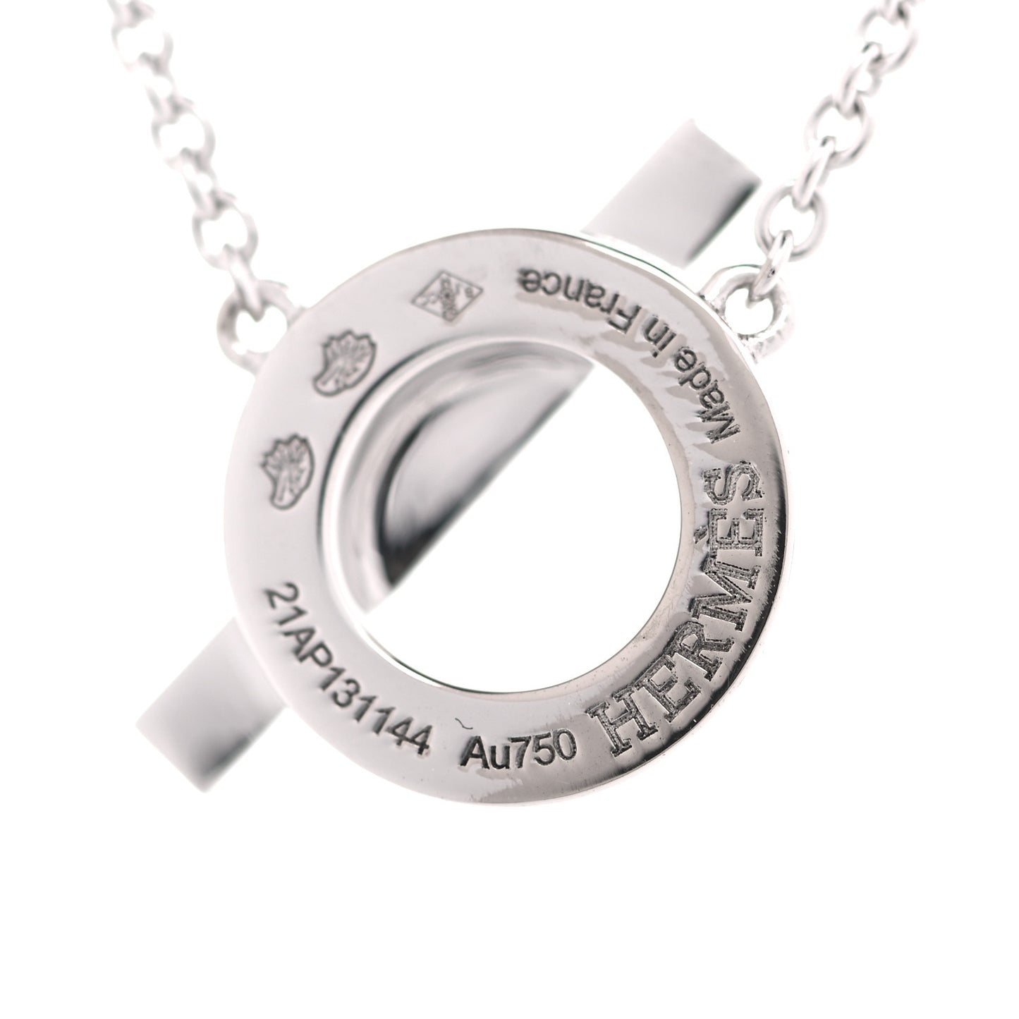 18K White Gold Diamond Finesse Pendant Necklace