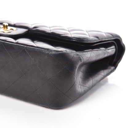 Chanel Lambskin Quilted Jumbo Double Flap Black 9 of 10