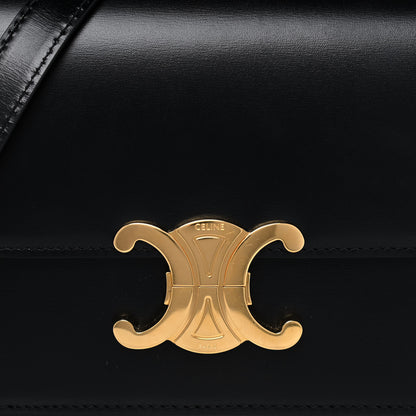 Celine Shiny Calfskin Small Triomphe Black 8 of 15