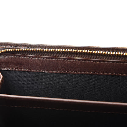 Balenciaga Agneau Giant 12 Gold Hardware Money Wallet Cigare Fonce 10 of 11