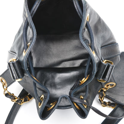 Chanel Lambskin CC Drawstring Shoulder Bag Black 6 of 8