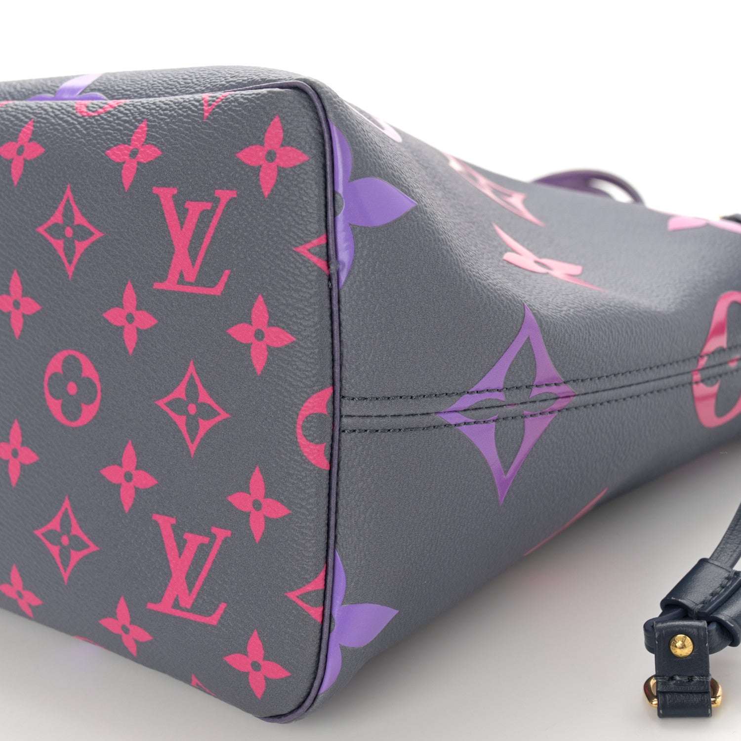 Louis Vuitton Monogram Giant Spring In The City Neverfull MM Midnight Fuchsia 9 of 13