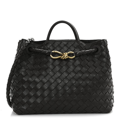 Bottega Veneta Nappa Intrecciato Medium Andiamo Shoulder Bag Fondant 1 of 9