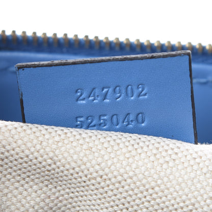Gucci Monogram Medium Sukey Top Handle Blue 9 of 9