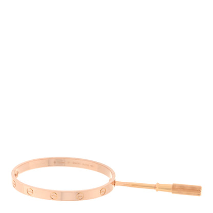 Cartier 18K Pink Gold LOVE Bracelet 17 4 of 8