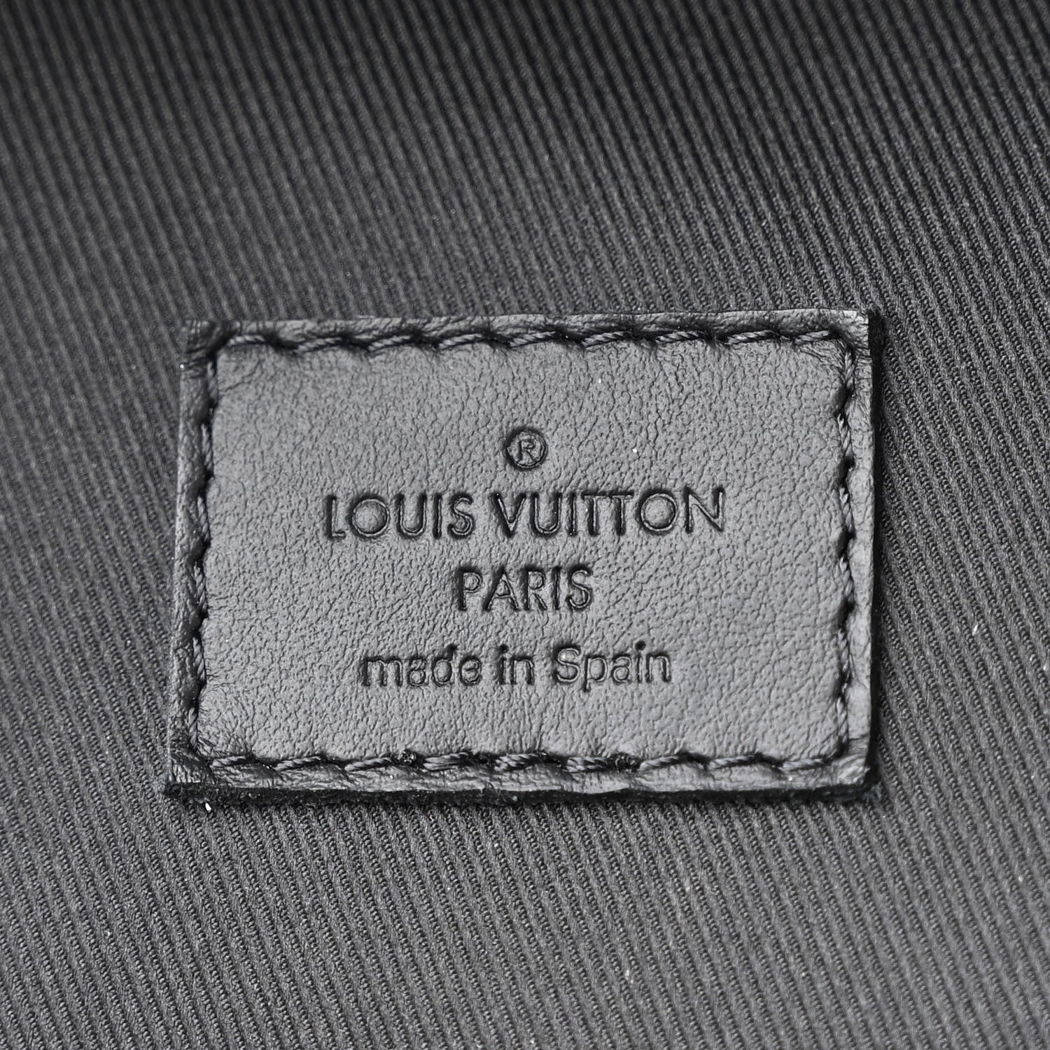 Louis Vuitton Grained Calfskin Aerogram Takeoff Backpack Black 6 of 9