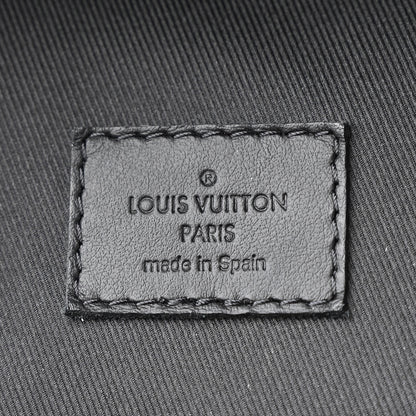 Louis Vuitton Grained Calfskin Aerogram Takeoff Backpack Black 6 of 9