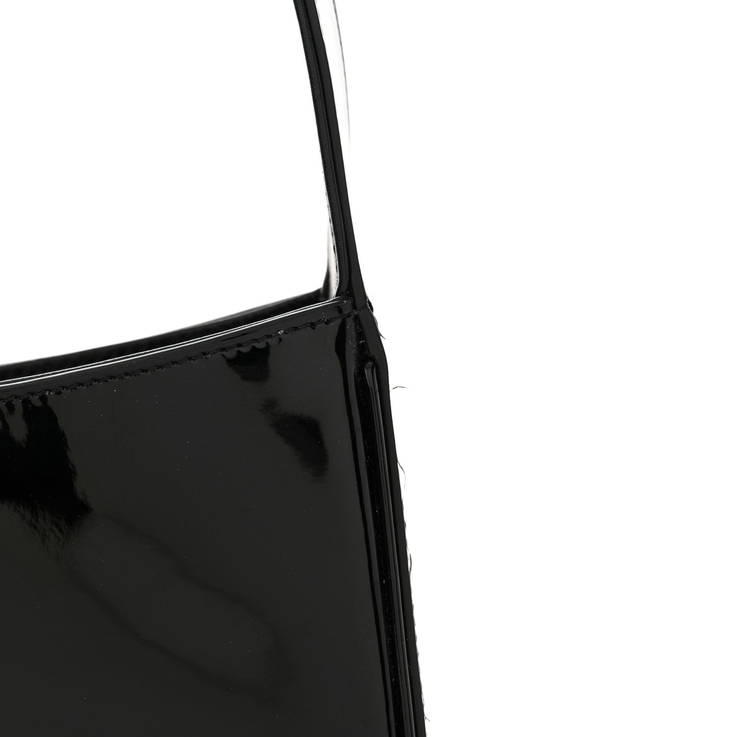 Patent Calfskin Le 5 A 7 Hobo Black