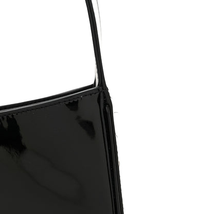 Saint Laurent Patent Calfskin Le 5 A 7 Hobo Black 12 of 15
