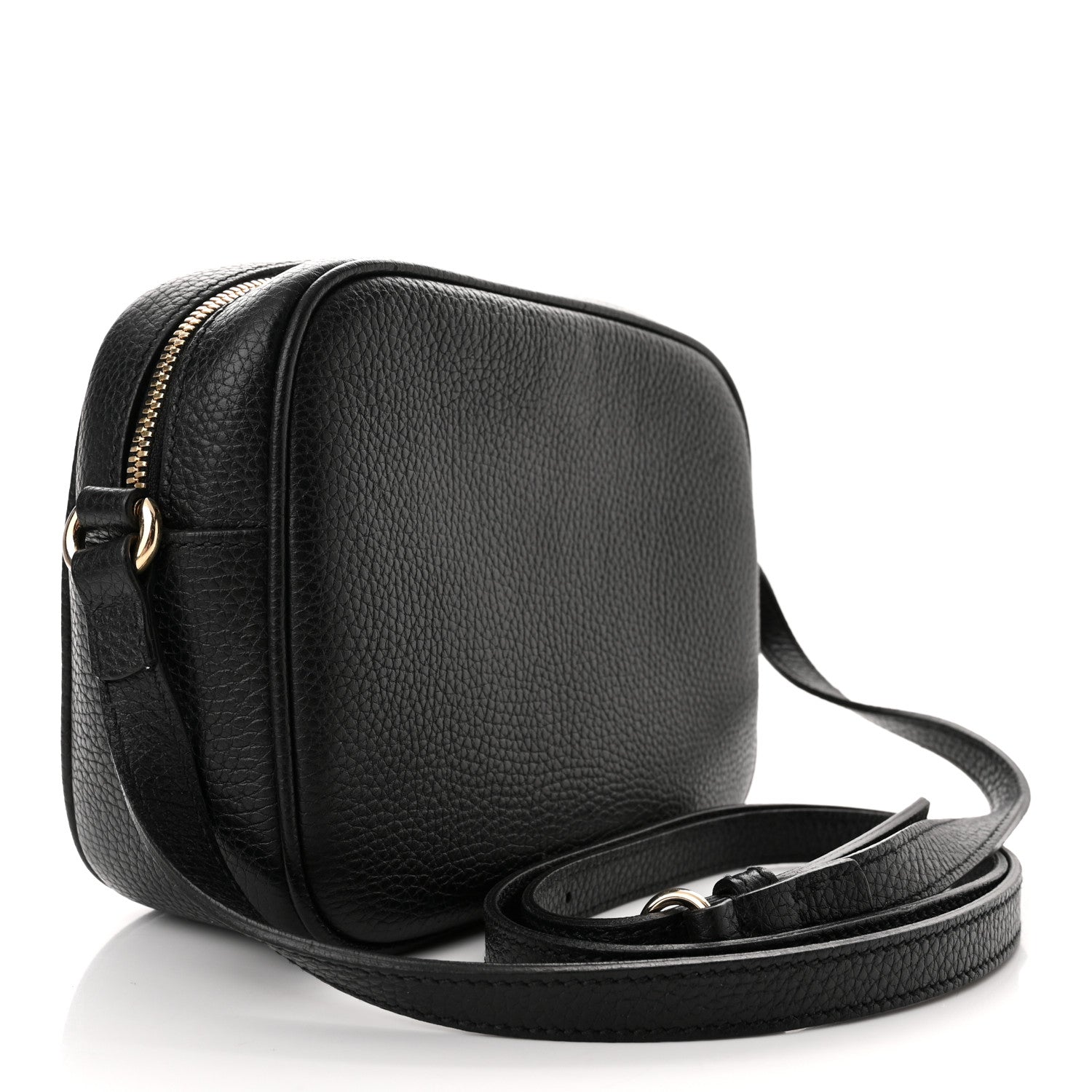 Gucci Pebbled Calfskin Small Soho Disco Bag Black 3 of 13