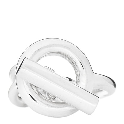 Hermes Sterling Silver GM Croisette Ring 51 5.75 1 of 5