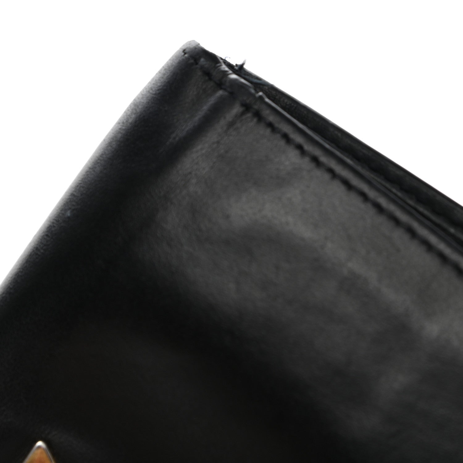Fendi Vitello Century Metal Monster Eyes Bi-Fold Wallet Black 15 of 17