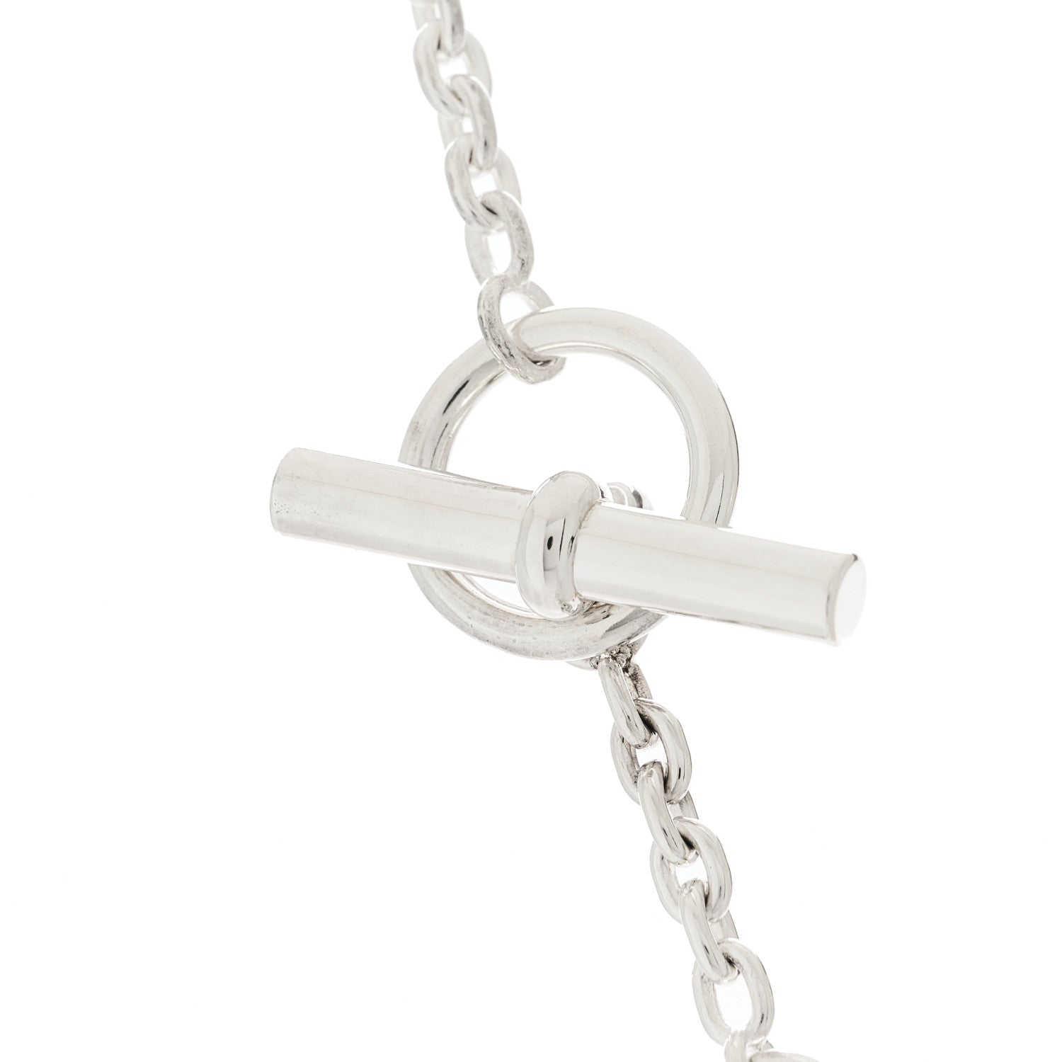 Hermes Sterling Silver Farandole Necklace 160 5 of 6