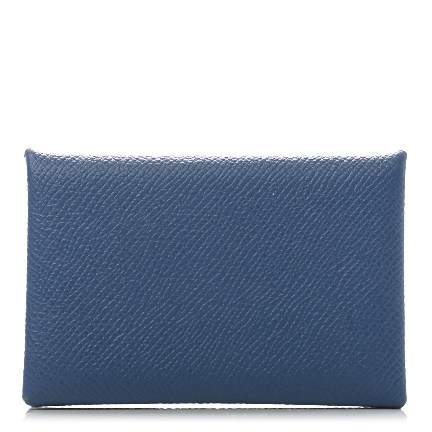Epsom Calvi Card Case Bleu Agate