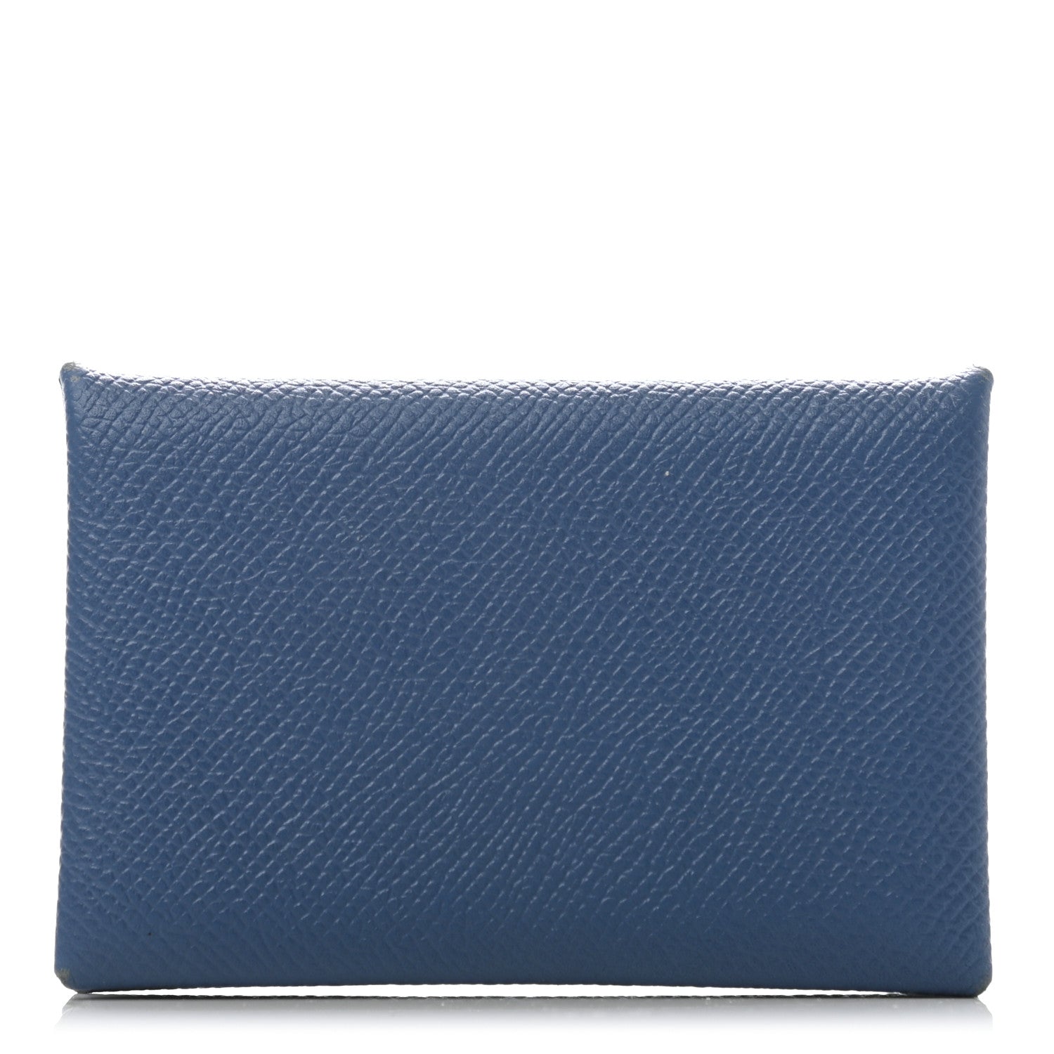 Hermes Epsom Calvi Card Case Bleu Agate 1 of 6