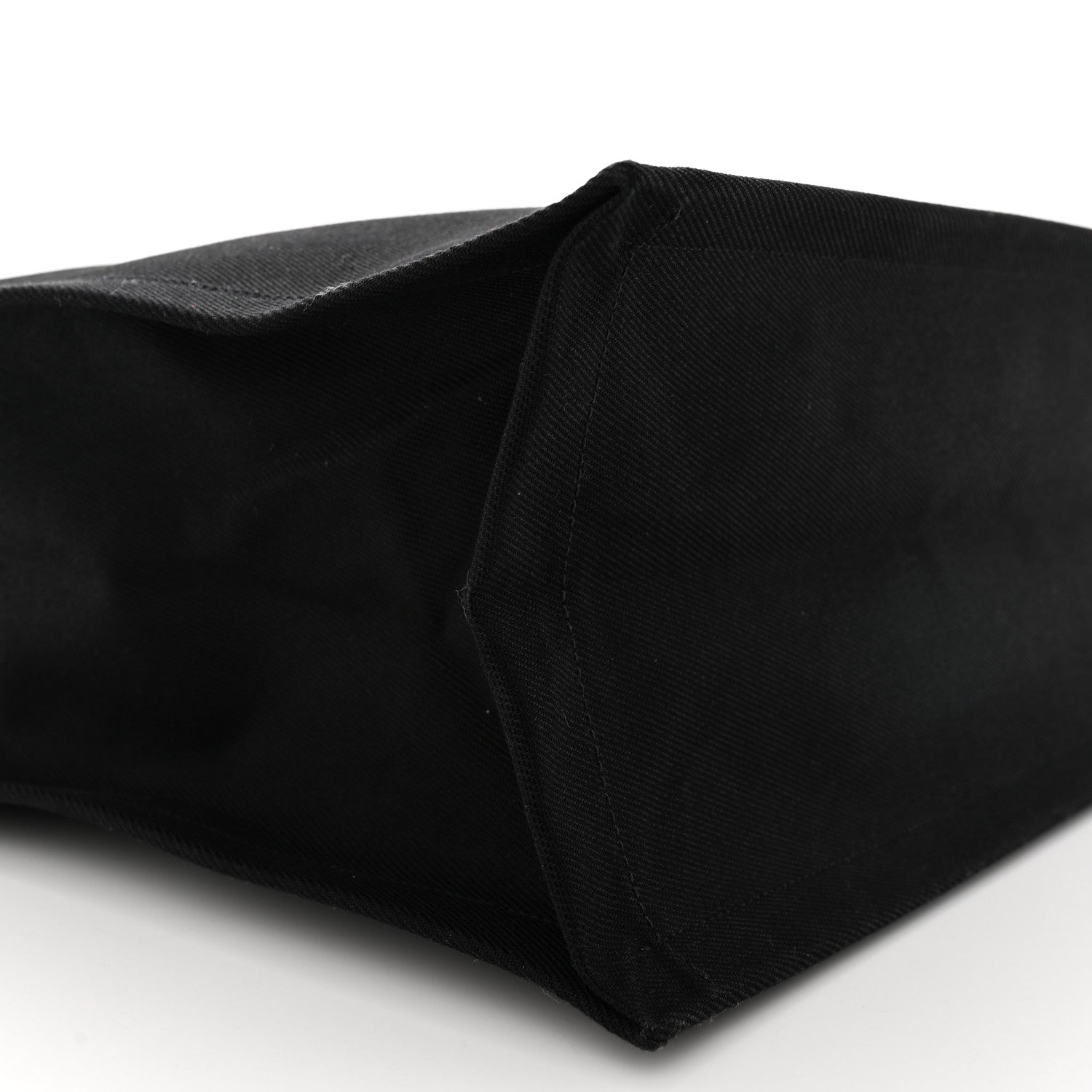 Saint Laurent Linen Calfskin Rive Gauche Tote Black 8 of 15