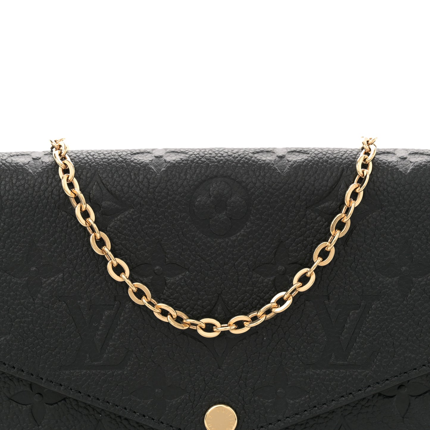 Empreinte Pochette Felicie Chain Wallet Black