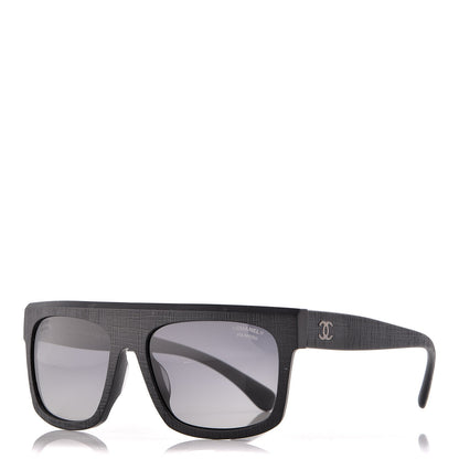 Chanel Polarized CC Sunglasses 5333-A Matte Black 1 of 8