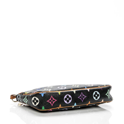 Louis Vuitton Monogram Multicolor Pochette Accessories Black 4 of 9