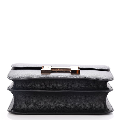 Hermes Epsom Constance 24 Black 6 of 21
