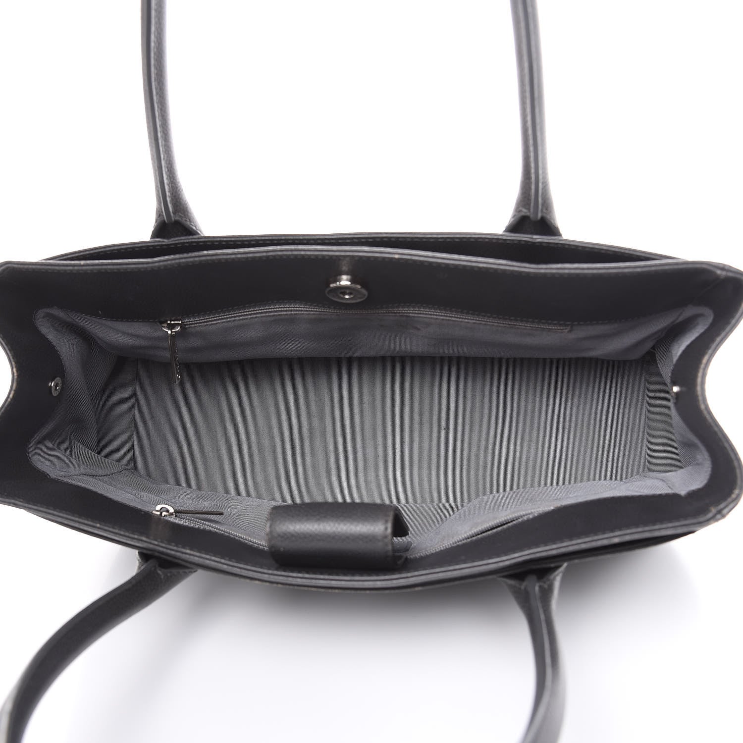 Chanel Calfskin Small Cerf Executive Shopper Tote Grey 5 of 19
