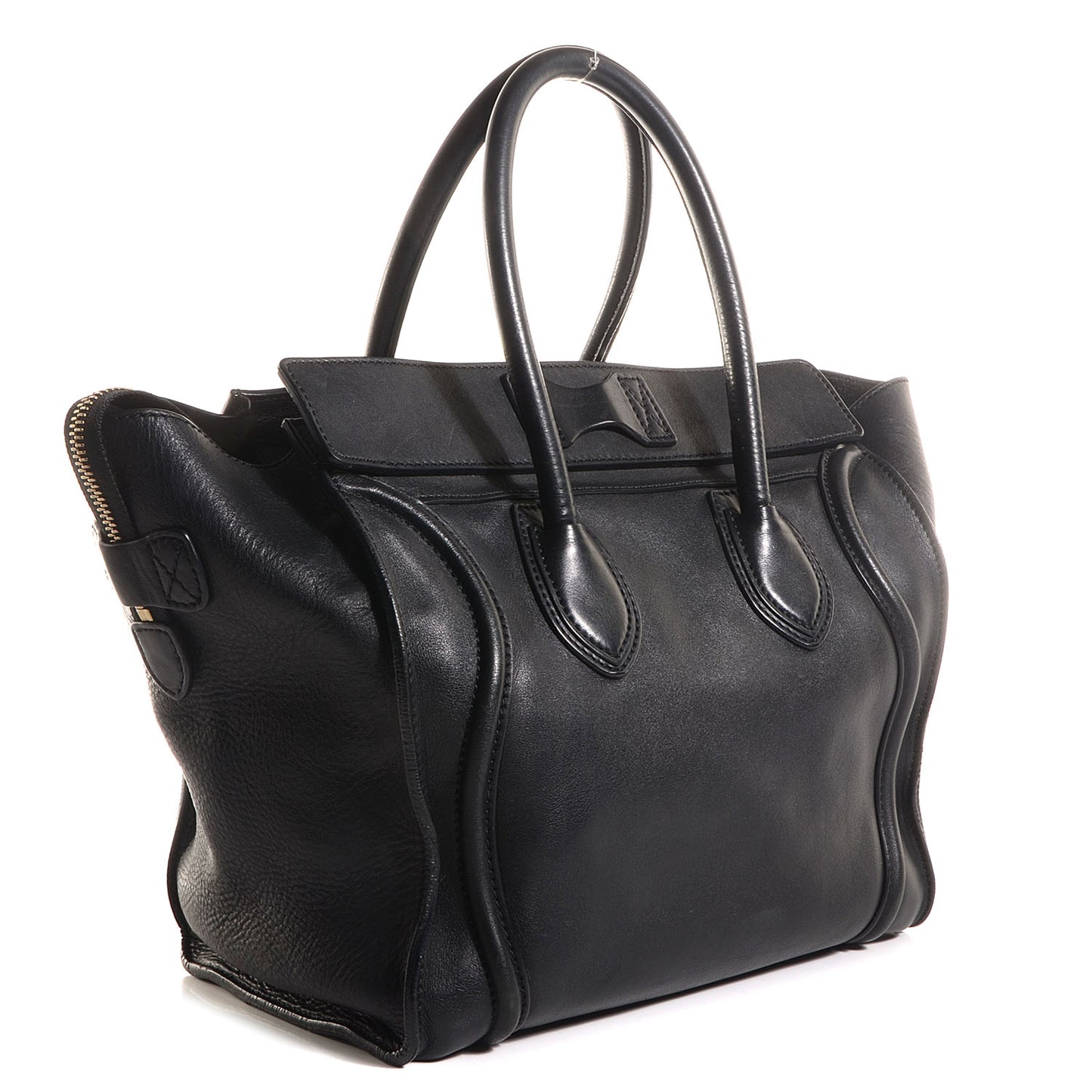 Smooth Calfskin Mini Luggage Black