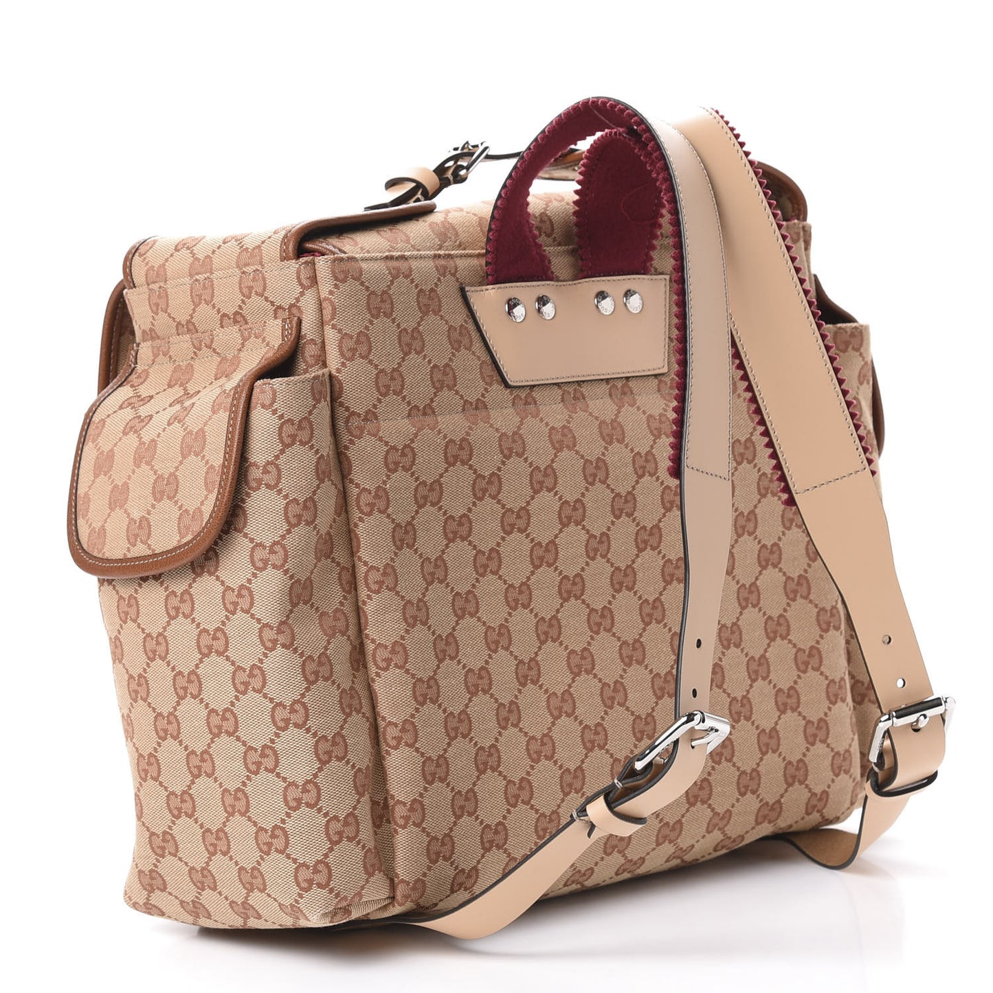 Monogram Childrens Sciroppo Patch Backpack Beige