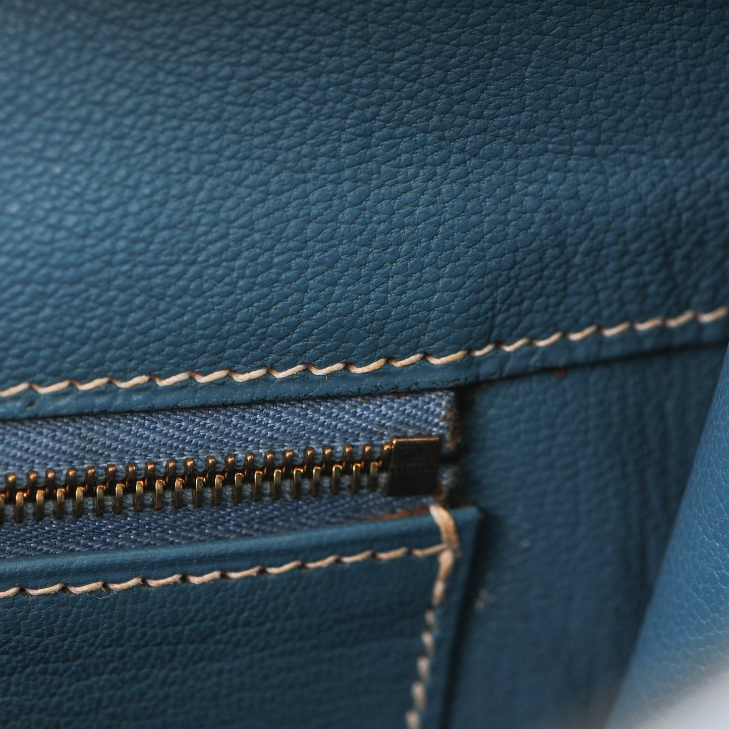 Togo Birkin 40 Blue Jean