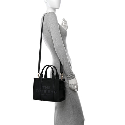 Marc Jacobs Grained Calfskin Small The Tote Bag Black 2 of 11