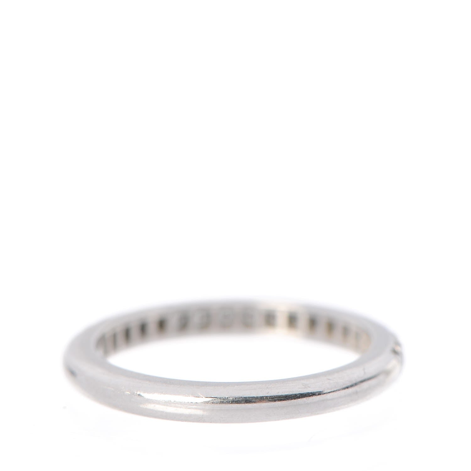 Tiffany Platinum Diamond Soleste Eternity Band Ring 45 3.5 4 of 6