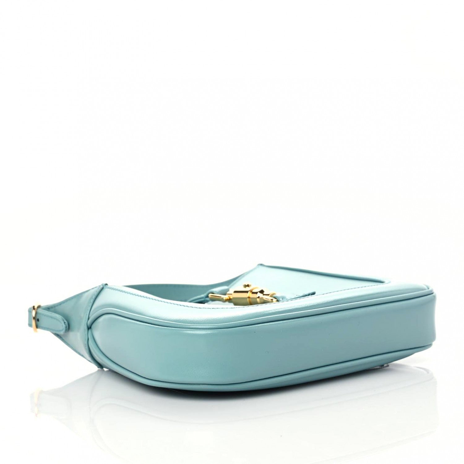 Gucci Boarded Dyana Lux Calfskin Mini Jackie 1961 Hobo Dusty Azure 3 of 8