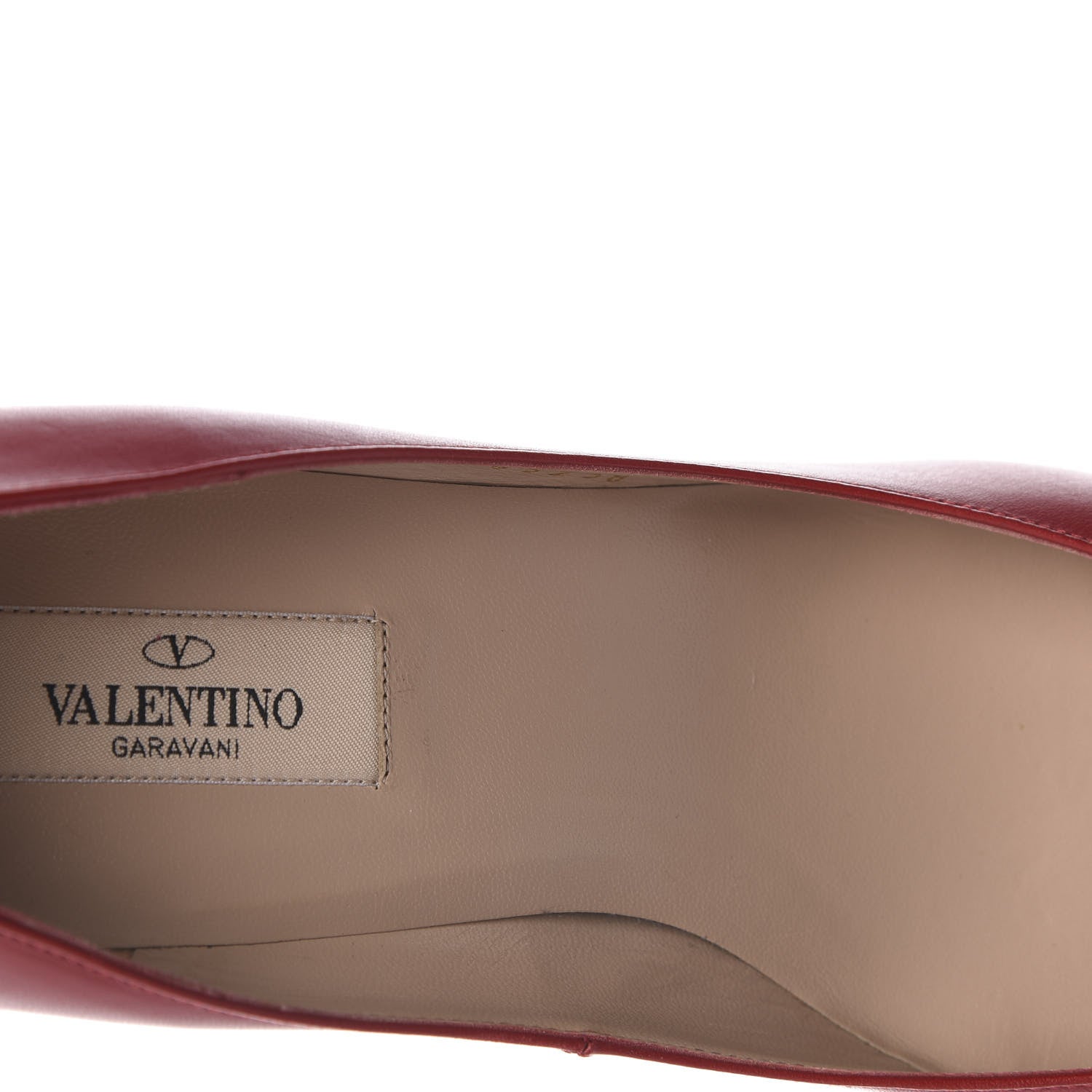Valentino Garavani Calfskin Tan-Go Mary Jane 60mm Pumps 38 Red 10 of 10