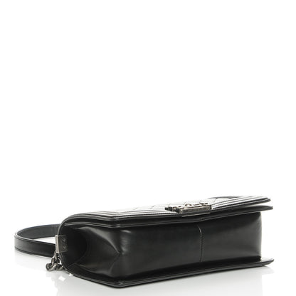 Chanel Lambskin Quilted Medium Boy Flap Black 4 of 8