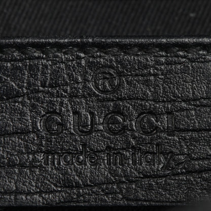 Gucci Monogram Horsebit Clutch Black 10 of 11