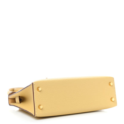 Hermes Chevre Mysore Mini Kelly Sellier 20 Foin 4 of 10