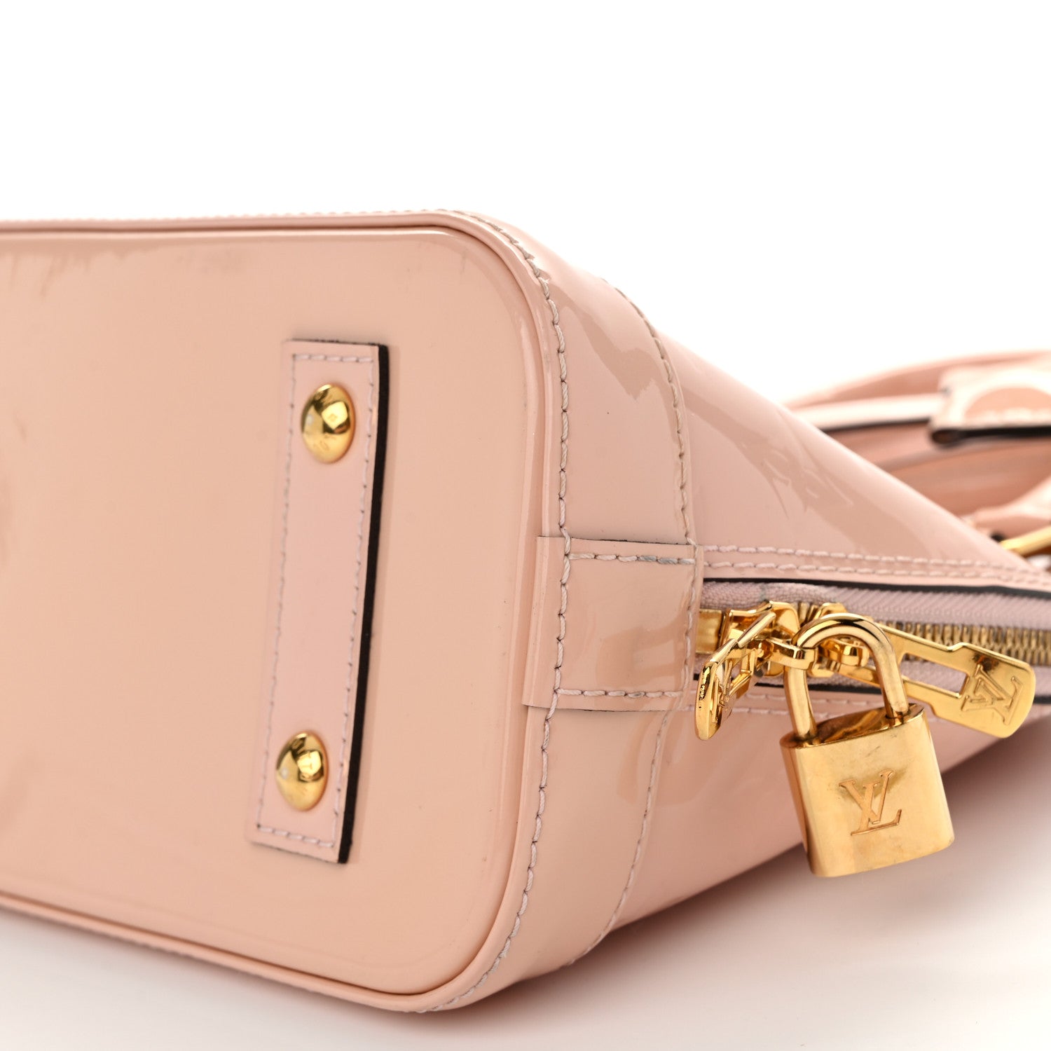 Louis Vuitton Vernis Alma BB Rose Ballerine 10 of 10