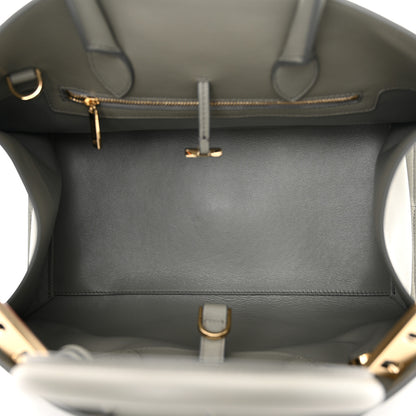 Salvatore Ferragamo Calfskin Small Hug Bag Ash Grey 5 of 10