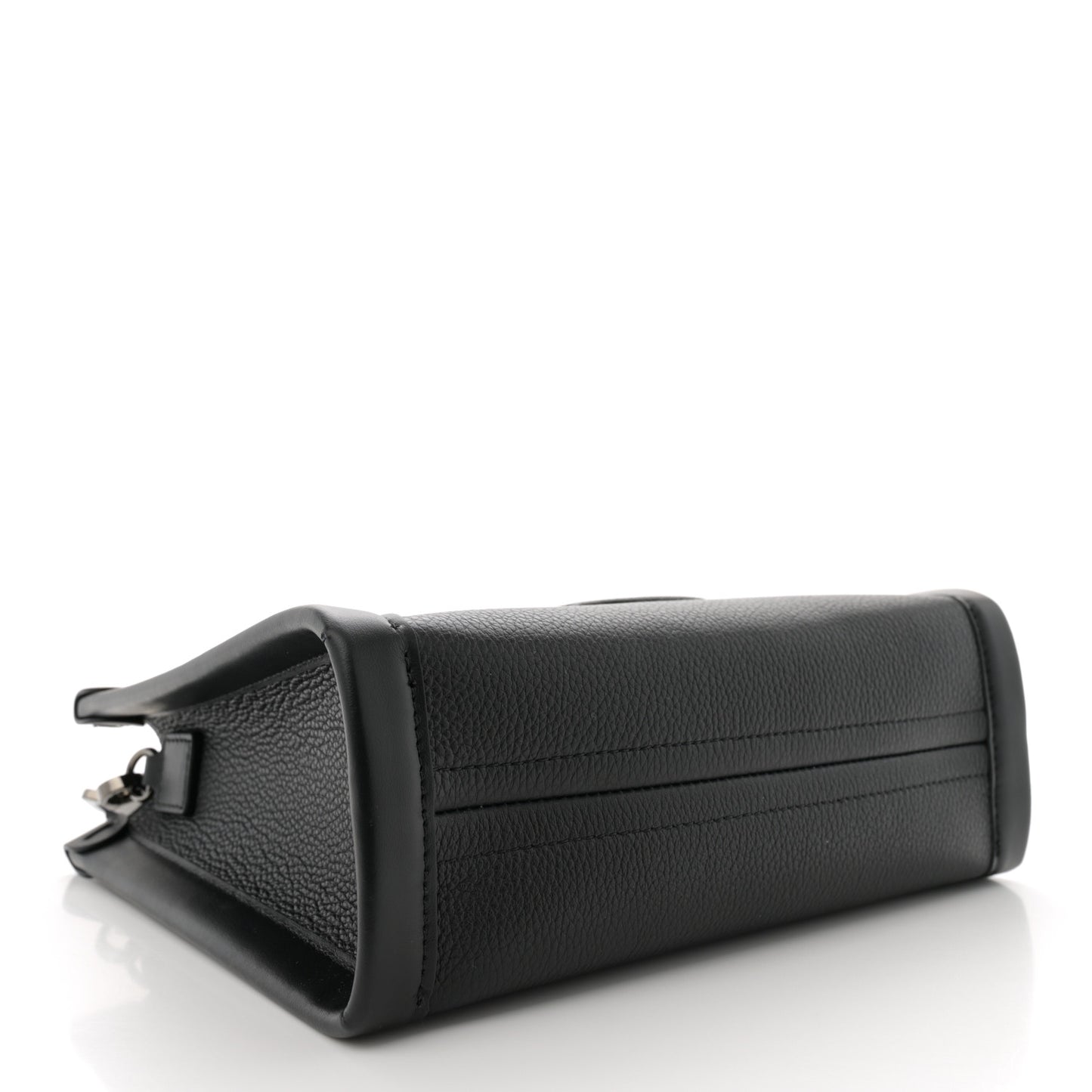 Grained Calfskin Mini By My Side Tote Black