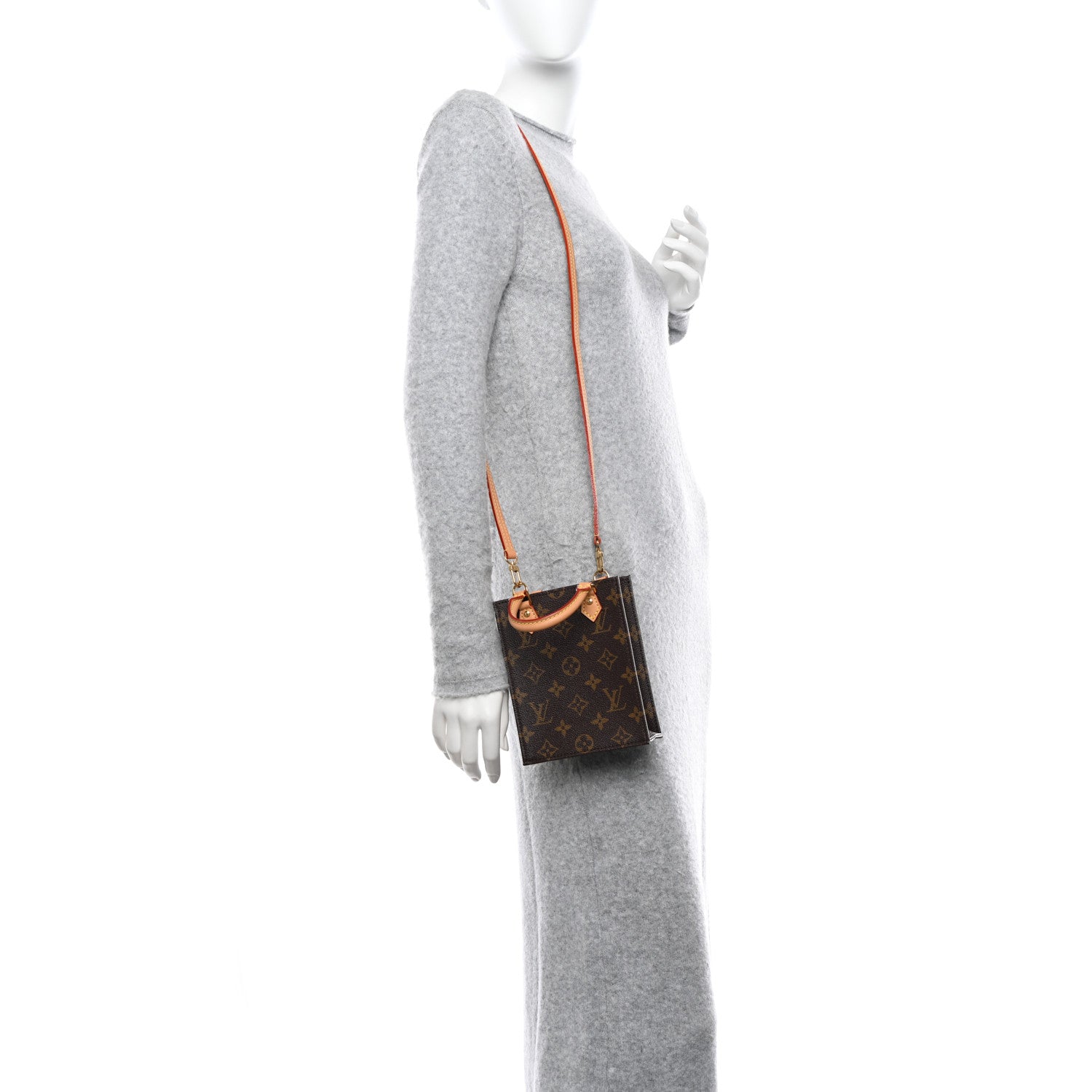 Louis Vuitton Monogram Petit Sac Plat 2 of 9