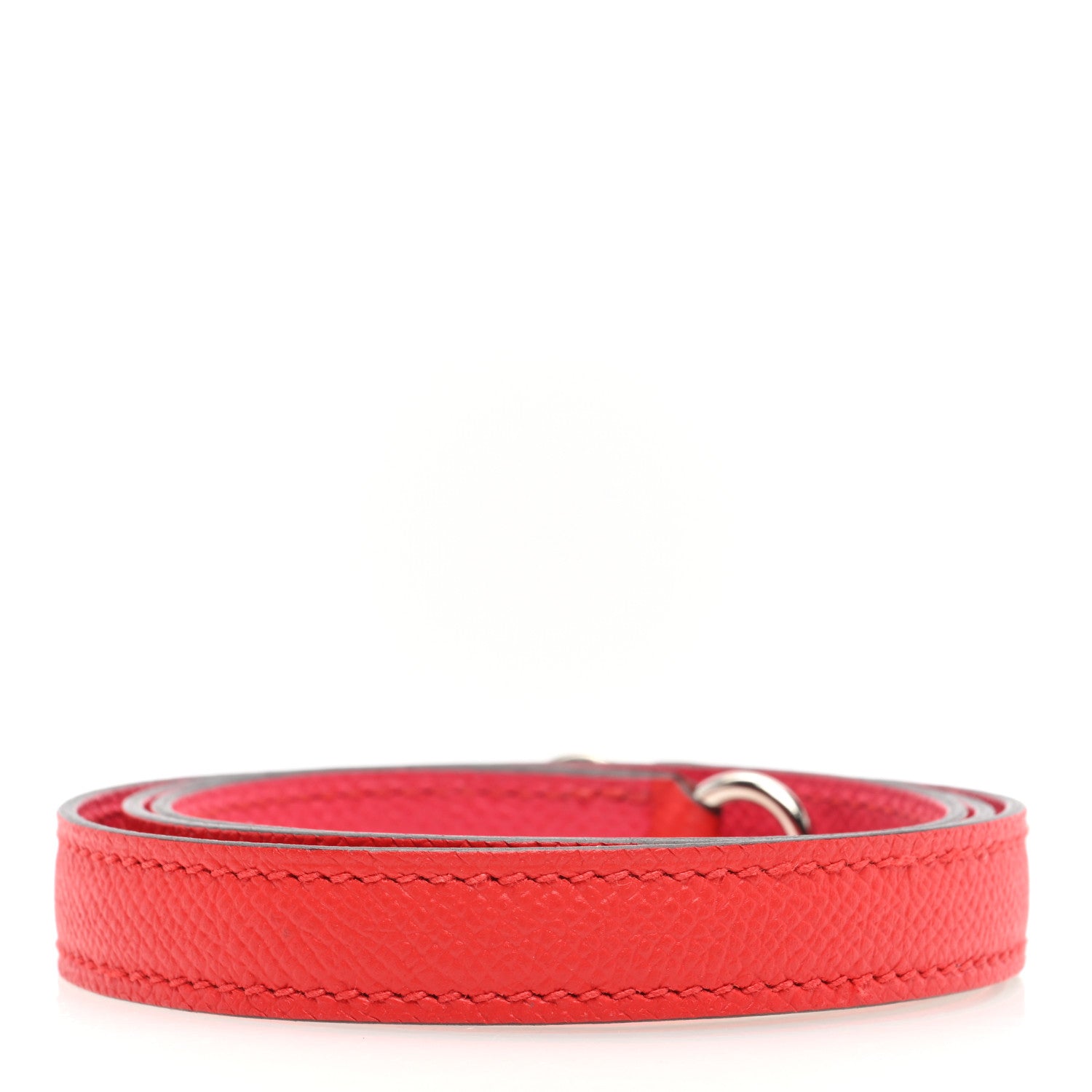 Hermes Epsom Kelly Shoulder Strap Rouge De Coeur 2 of 4