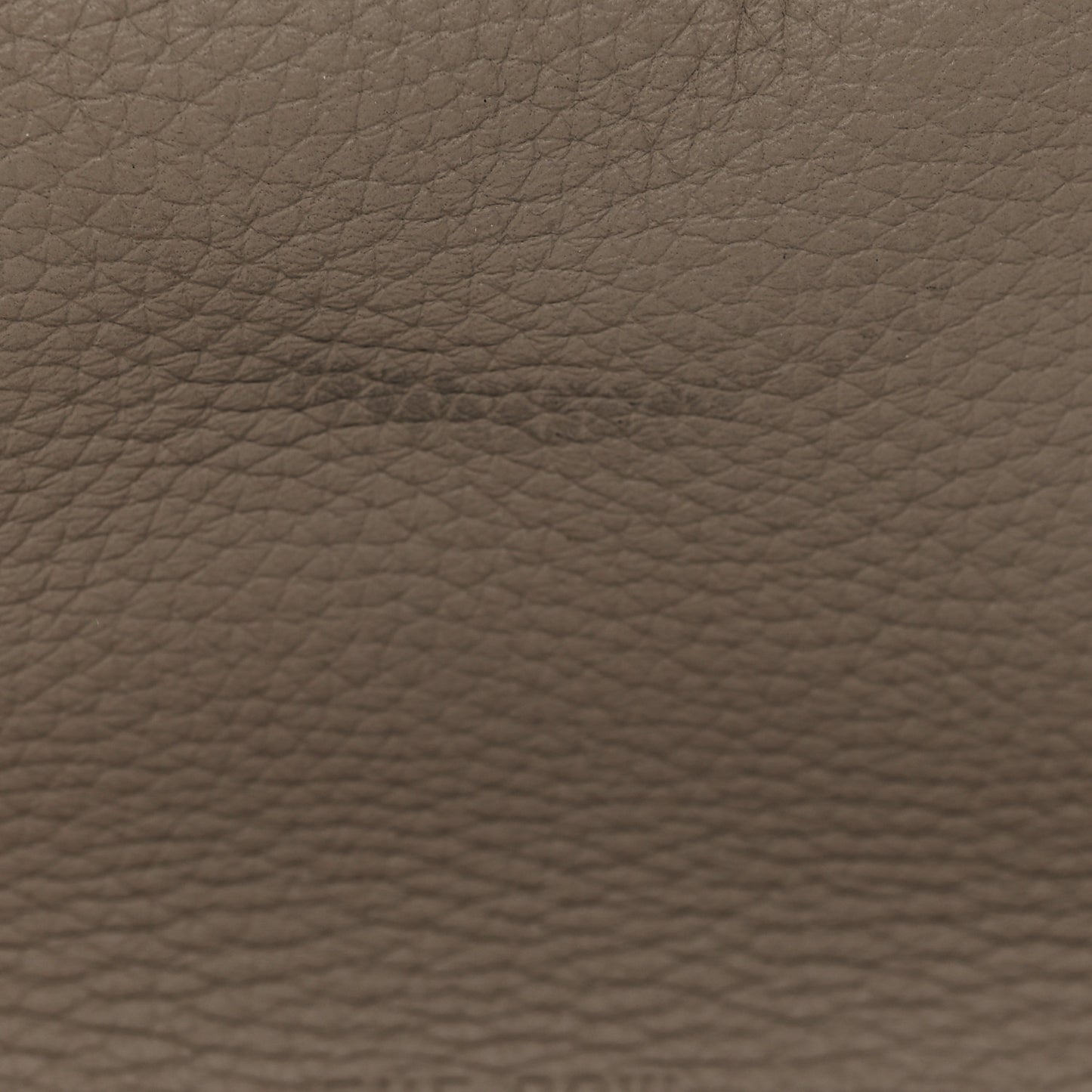 Matte Grained Calfskin Soft Margaux 15 Dark Taupe