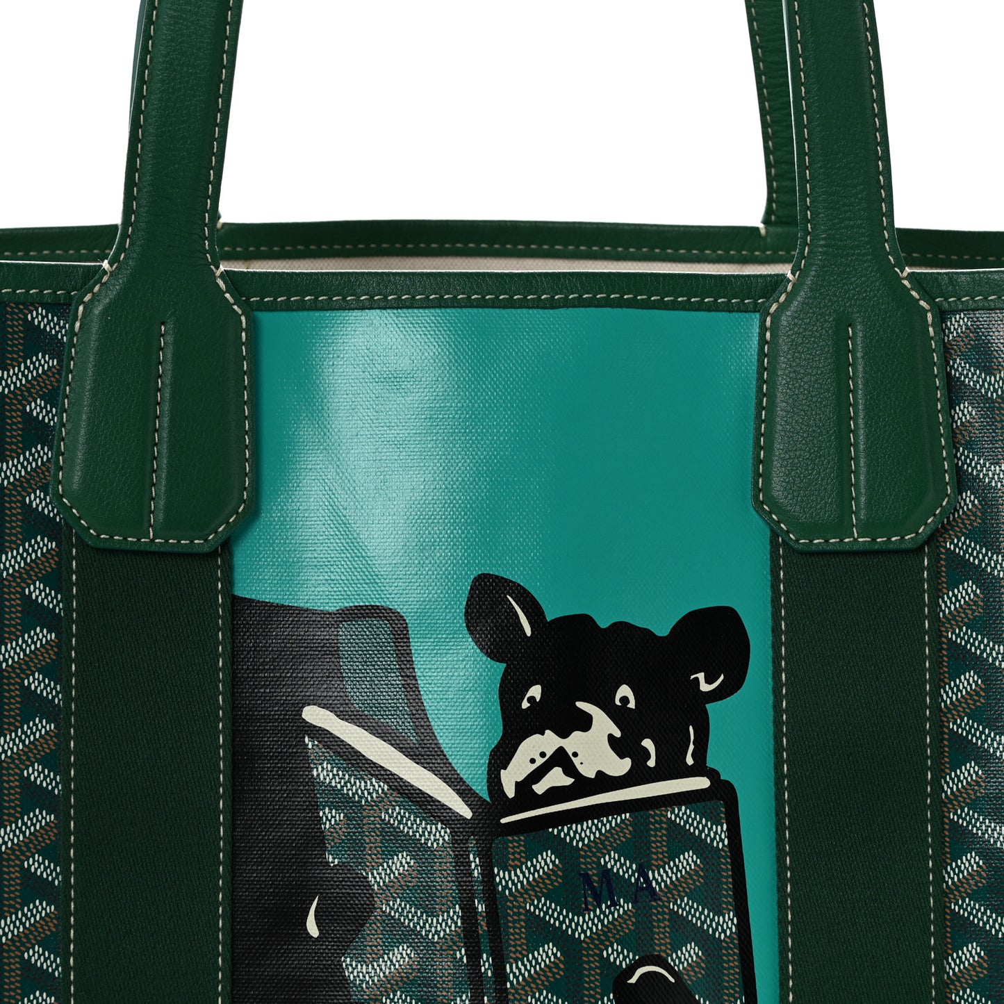 Goyardine Villette Tote Green