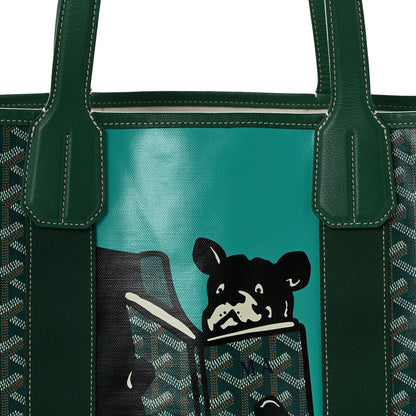 Goyard Goyardine Villette Tote Green 8 of 13