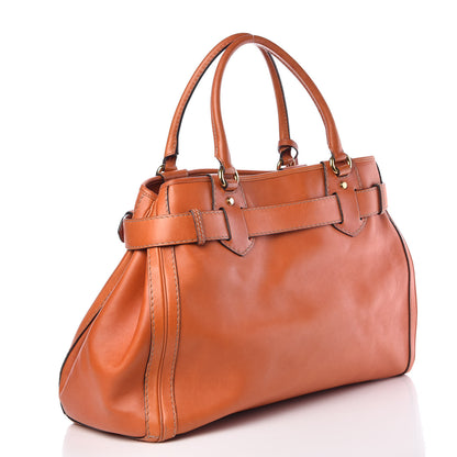 Gucci Calfskin Large GG Running Tote Orange 3 of 19
