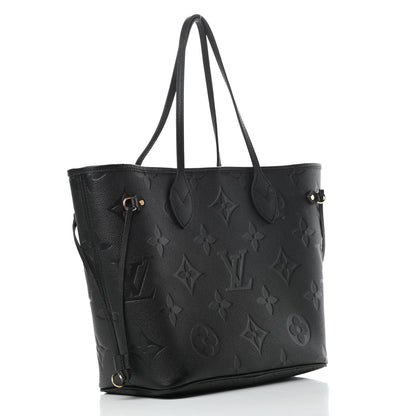 Louis Vuitton Empreinte Monogram Giant Neverfull MM Black 4 of 13