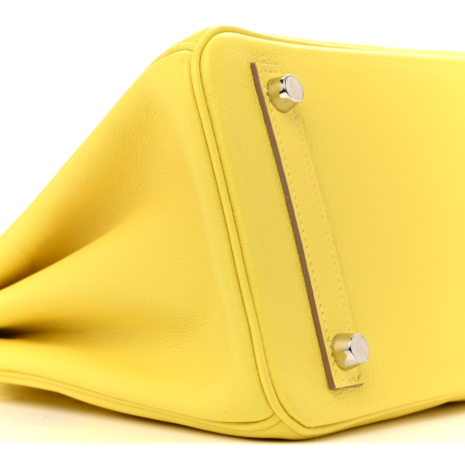 Hermes Taurillon Novillo Verso Birkin 25 Lime Bleuet 9 of 13
