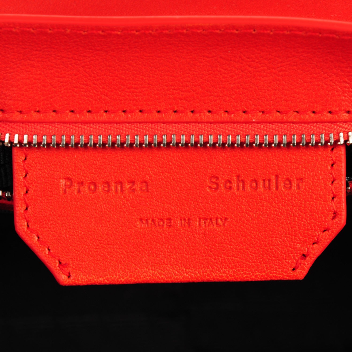 Proenza Schouler Lambskin Tiny PS1 Satchel Orange Pepper 6 of 7