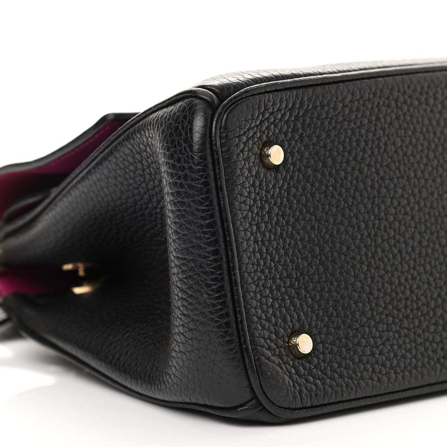 Bullcalf Mini Be Dior Flap Black Fraise