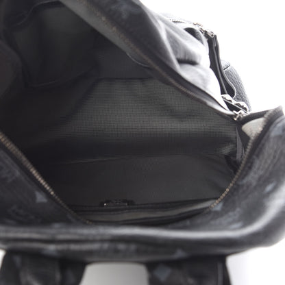 MCM Visetos Small Side Stud Stark Backpack Black 5 of 9