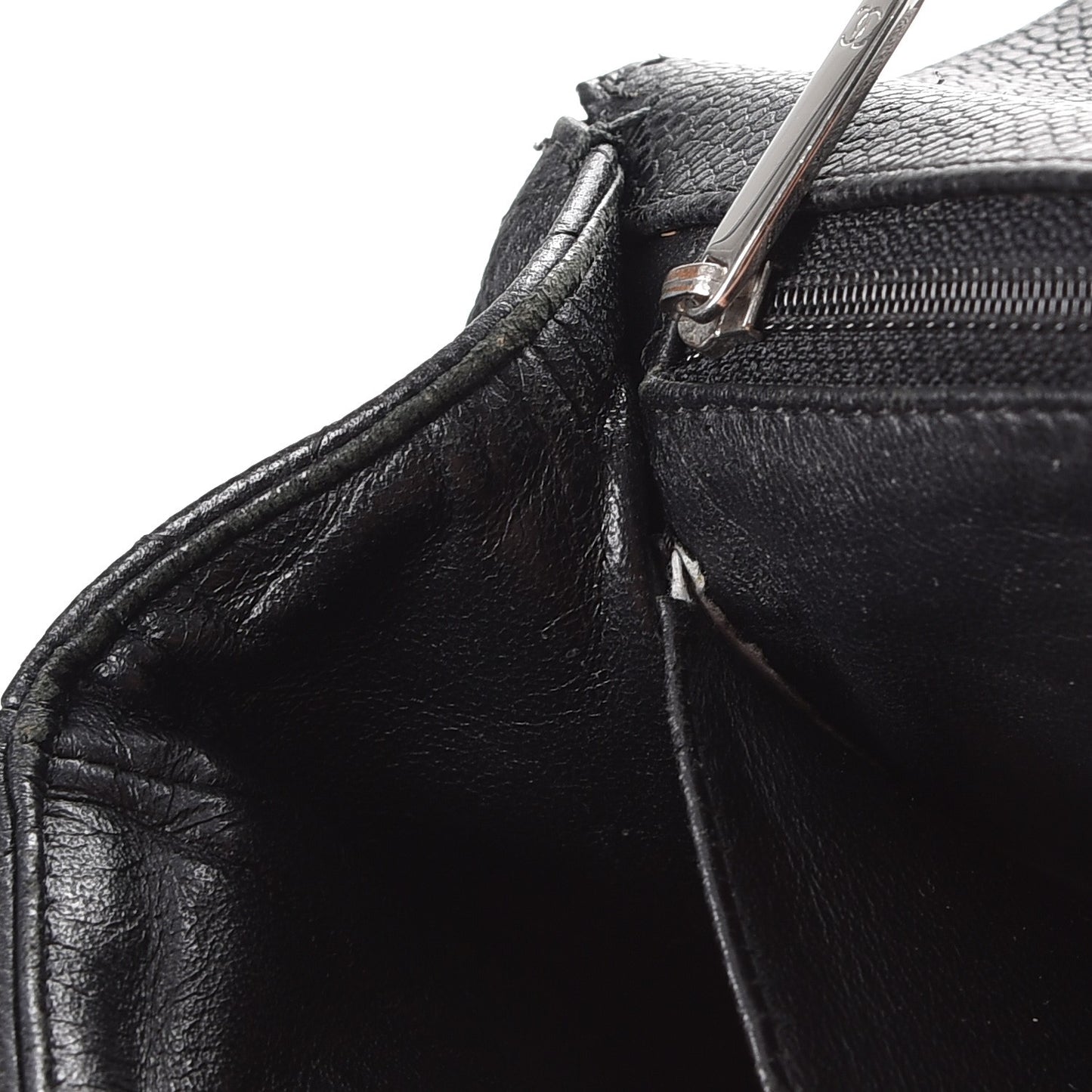 Caviar Quilted Jumbo Single Flap Black